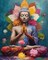 Paint by Numbers Buddha, Colorful Lotus Flower Adults' Paint-by-Number Kits on Canvas, Buddha Paint by Numbers Kit for Adults and Beginner